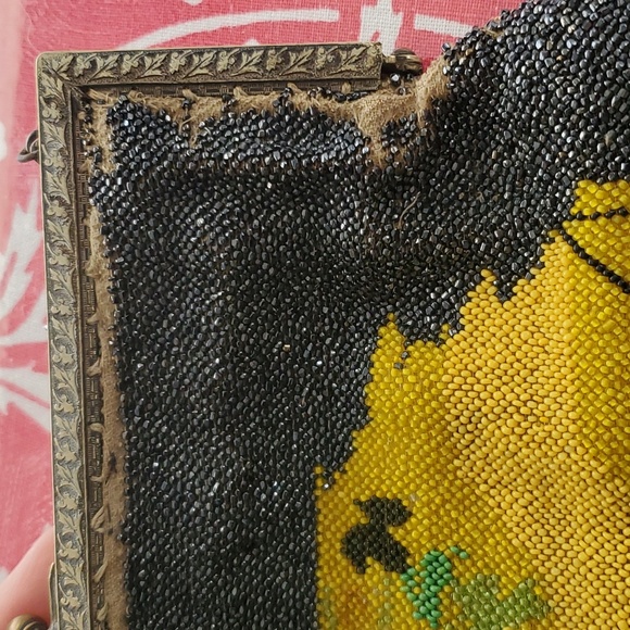 1920\'s microbead purse Antique Vintage